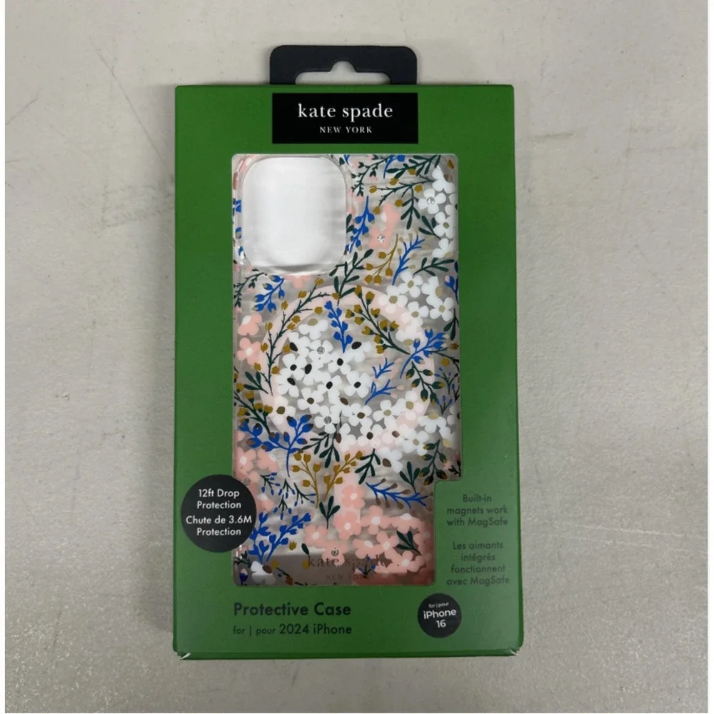 Kate Spade NY iPhone 16 Protective Case with MagSafe - Multi-Floral,840171742114